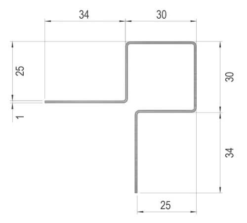 LD Systemprofile - Ausseneckprofil